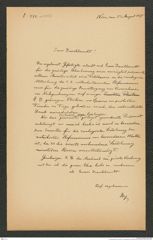 k.k. naturhistorisches Hofmuseum, Intendanzakten 1885-1896 (Hauer), Aktenzahl Z.348.a/1887, Seite 1